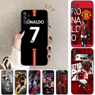 Realme 12 Lite 12X 13 Narzo 50i N55 C51S C61 C63 C65 C67 Q2 ECR7 Cristiano Ronaldo Soft black phone 