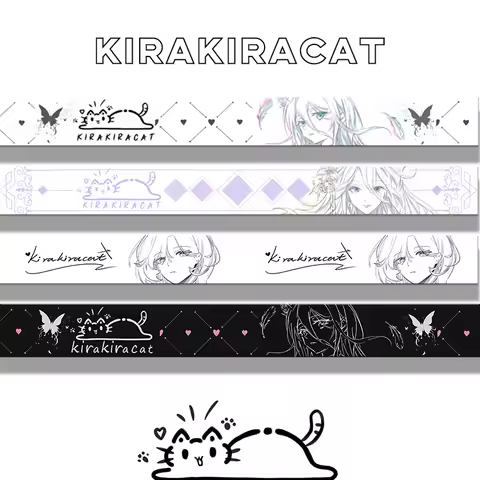 Customized Anime Girl Theme Keyboard Ribbon Mechanical Keyboard Strap Personalised Keyboard Strap fo
