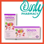 Denzol Albendazole 200mg 2 Tablets or Suspension 20mg/ml 20ml/bottle