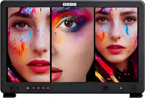 osee Mega 22S4 22inch Horizontal/Vertical Multi-View Production Monitor, 1500nits 1100:1 Broadcast M