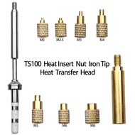 3D Printer Accessories TS100/T85Soldering Iron Tip Hot Melt Nut Crimping Tool VORON Inlaid Nut Inser