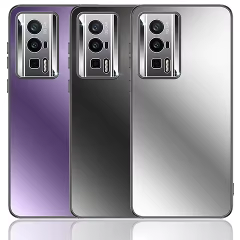 Acrylic back Aluminium Camera Protection Phone case For POCO F5 Pro POCO F5 Hard Drop-proof Back Cov