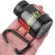 1pc 100ml/3.38oz Protein Powder Pill Bottle, Portable Water Bottle For Fitness Outdoor Climbing,Mini