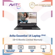 Avita Essential 14 Laptop Celeron/4GB Ram / 128GB SSD/14'' FHD IPS/Window 10/18+6 Months Warranty/Light &amp; Thin