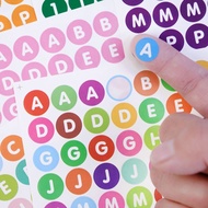 Alphanumeric Sticker 0.5 Inch Small Dot Waterproof Item Logo Handbook Clip Sticker DIY