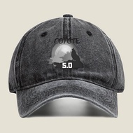 2025Coyote Moon Wildlife, 'Coyote 5.0' Moonlit Coyote Design  Hand Washable Casual Hat for Men & Wom