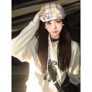 y2k y2k Hat Millennium Style Asian Culture Retro Spotted Dog Forward Female Spring Autumn Versatile 