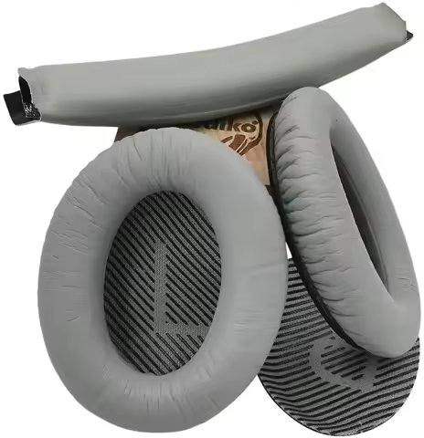 Headband Cushion and Ear Pads Replacement for Bose Quiet Comfort 25 35 (QC25 QC35) and QuietComfort 