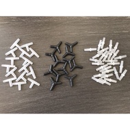 Plastic Aquarium Air Pump Line Tubing T Y I Joints 4mm Air Pump Line Tubing Joints Connectors