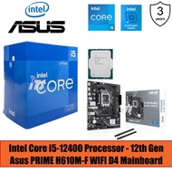 Intel Core i5-12400 Bundle Asus PRIME H610M DDR4 LGA1700 Mainboard (PWP)