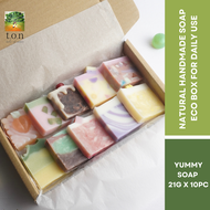 t.o.n Kotak Eko Sabun Comel Buatan Tangan (21g x 10 Keping)