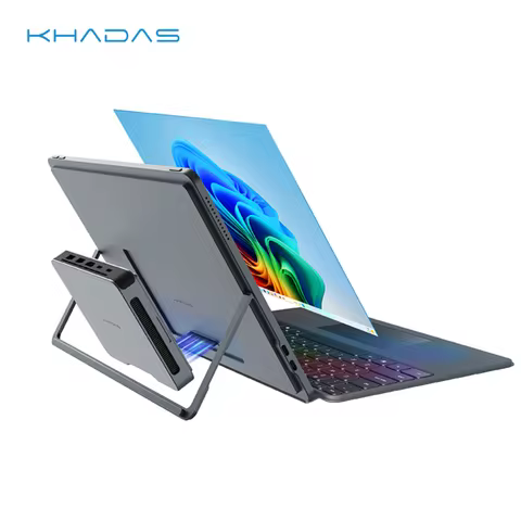 Khadas xPlay, 2 in 1 Portable Monitor Display with Keyboard, 2.8K, 13', 2MP Camera, Mic, Speaker, 12