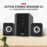 BANTING HARGA - Speaker Stereo 2.1 with Subwoofer & USB Power / Speaker Non Bluetooth Robot Portable