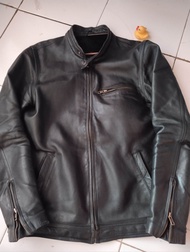 jaket kulit second size M