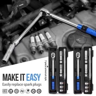 LILYES Torque Wrench, 10-60Nm Torque Range Precision-Adjustable Magnetic Spark Plug Socket, 3/8" Dri