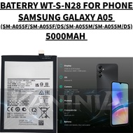 WT-S-N28 BATERRY COMPATIBLE FOR PHONE SAMSUNG GALAXY A05 (SM-A055F/SM-A055F/DS/SM-A055M/SM-A055M/DS)