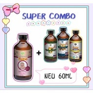 🍒OIL03🍒SUNNO CUTIES New Super Combo Set Premium Baby Oil Blend 60ml + Walnut + Avocado + Flaxseed Ba