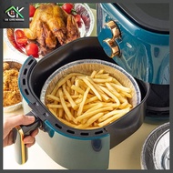 (🇲🇾READY STOCK) Oil-Proof Aluminum Foil Tin Round Shape / Disposable Aluminum Air Fryer Non-Stick For Baking Roasting &amp; Cooking