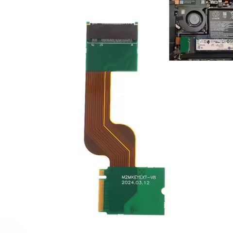 For Steam Deck Oled SSD Hard Drive Conversion Flexible PCB PCIe4.0 M.2 2230 To 2280 Cable 4T 8T Adap