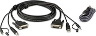 Aten 2L-7D02UDX2 USB DVI-D Dual Link Secure KVM Cable Kit, 1.8m