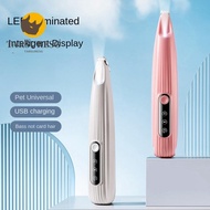 TARSURESG Dog Grooming Clippers, Rechargeable with LED Light Electric Dog Clippers, Grooming Tool Ki