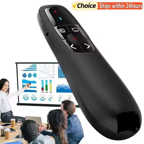 2024 NEW 2.4GHz Wireless Power Point Pen Presentation Clicker USB Remote Control Flip Presenter Poin