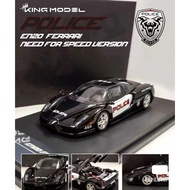 2025 gtshow KING MODEL 1:64 ENZO police need for speed version Limited edition to the exhibition