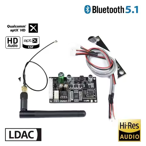 LUSYA QCC5125 ES9039Q2M ES9038Q2M LDAC 5.1 Lossless HiFi Bluetooth Audio Receiver ES9018K2M Decoding