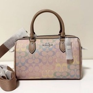 Coach Rainbow Rowan Satchel Bag