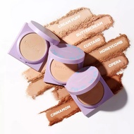 Luxcrime-mini Blur & twc silk glow - High Coverage Compact Foundation Powder for Smooth Skin