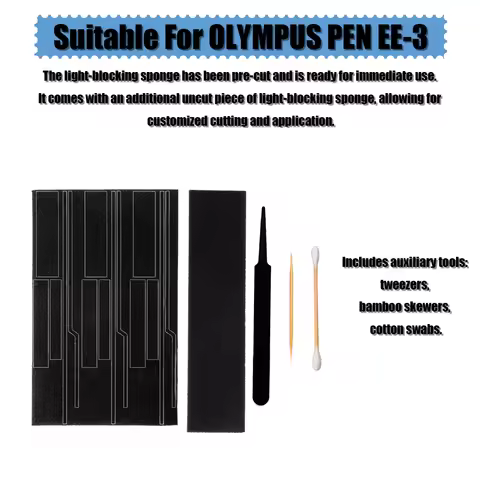 Self Adhesive Light Proof Camera Seal Foam Sponge for OLYMPUS PEN EE-3 Custom Repair Kits Accessorie