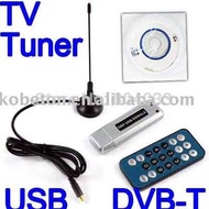 Digital USB 2.0 DVB-T HDTV Tuner Recorder Receiver Software Radio DVB T Tuner HD TV with Antenna for Laptop tablet pc Notebook