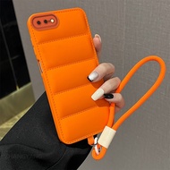 Case For iPhone 7 plus 8 plus 7 8 Advanced 3D down jacket new design phone case aesthetics anti drop