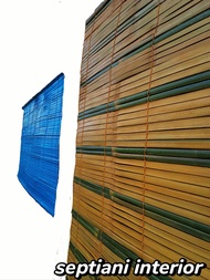 Tirai bambu murah/berkualitassudah di cat Tinggi 3M