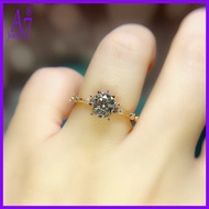 A7 Pt950 Platinum 1 Karat Moissanite Vintage Lace Open Ring
