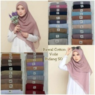 BAWAL COTTON VOILE PLAIN BIDANG 50