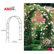 ASOTV 0185 Pintu Gerbang Besi Bunga Kahwin Arch Door Garden Arch Wedding Arch Party Event Decoration
