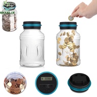SHANLIN Coin Counter Electronic Automatic USD EURO GBP Digital Piggy Bank