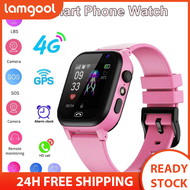 Kids Smart Watch 4G Touch Screen SOS GPS Location Video Call Sim Card Camera Waterproof Smartwatch For Boys Girls