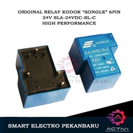 ORIGINAL "SONGLE" 6-PIN 24V 30A 6-LEG SLA-24VDC-SL-C RELAY SONGLE FROG 6PIN 1HP 240 V.AC Original SO