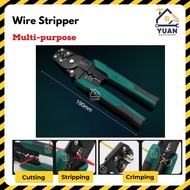 Wire Stripper Cable Stripper Multipurpose Plier Wire Cable Stripper Crimping Cable Cutting Gunting W