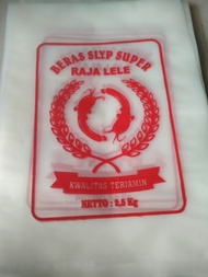 plastik beras raja lele 25 kg(100pcs)