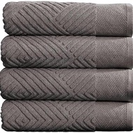 ORIGINAL! Handuk Mandi Hotel Bintang 5 Full Katun 600GSM Warna Etain Abu Coklat Benang 30s/2 Cotton 