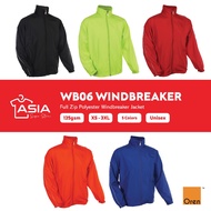 OREN SPORT Plain Windbreaker Jacket Unisex Jaket Windproof Rider Sport Outwear Jacket WB06