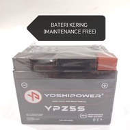 EGO SOLARIZ / EGO AVANTIZ BATTERY YPZ5S MAINTENANCE FREE  BATERI YPZ5S BATTERY EGO SOLARIZ BATTERY E