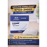 Genuine Cabin Air Filter 97133-2H001 for Hyundai / Kia | Elantra Avante K3 Cerato i30 Carens Aircon 