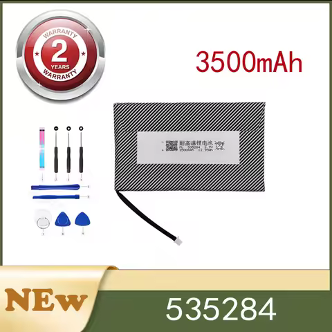 New for ANBERNIC RG353P Handheld Game Console 3.7V 535284 495284 3300mAh/3500mAh Battery