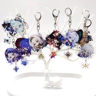 Game Honkai Star Rail Keychain Dan Heng Bronya Rand Asta Herta Himeko Figure Pendant Car Key Ring Je