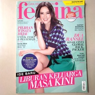 Majalah Femina Mei 2014 - Cover Cathy Sharon