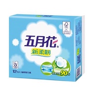 MAY FLOWER 五月花 新柔韌抽取式衛生紙 110抽x12包x2串